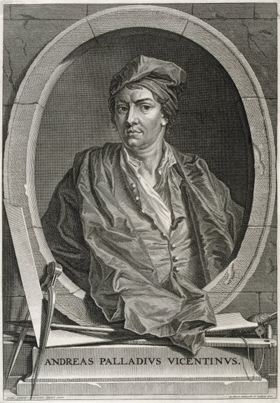 Andrea Palladio (engraved by Bernard Picart) by Paolo Veronese